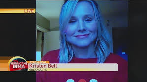Kristen Bell helps during Hurricane Irma