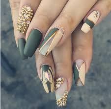 For make it easier to find ideas we've collected popular pinterest nails ideas. Most Pinned Matte Nail Polish Ideas On Pinterest Olive Nails Nail Designs Unique Green Nails