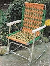 Macrame Chairs 1980s Macrame Patio Lawn Chair Folding Deck Etsy Patio Lawn Chairs Lawn Chairs Patterned Chair
