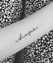 My Hope Tattoo Hope Tattoo Finger Tattoos Tattoos