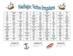 Spanish Irregular Verb Practice Activity Shipwreck