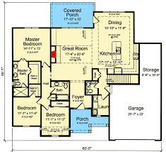 Single story house plans (sometimes referred to as one story house plans) are perfect for homeowners who wish to age in place. One Level 3 Bed Open Concept House Plan 39276st Architectural Designs House Plans