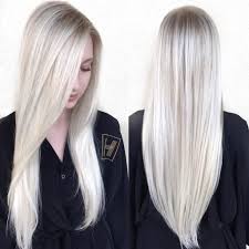 Adding layers to your haircut is a great approach to give it life and a brand new look. Sleek Platinum Blonde Hair With Side Part And V Cut Layers The Latest Hairstyles For Men And Women 2020 Hairstyleology