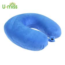 U Miss U Shape Memory Foam Travel Body Flight Car Pillow Neck Support For Airplane Plane Soft Slow Rebound Travel Pillow Neck Pillow Travel Neck Support Pillow