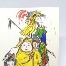 038 MAGUS SISTERS Final Fantasy 4 Ⅳ Card Art Museum Yoshitaka Amano | eBay
