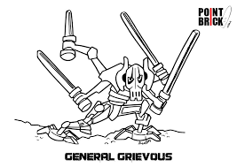 You will enjoy a galaxy of star wars and other disney coloring page, videos, and fun activities for you to enjoy from hellokids. General Grievous Star Wars Coloring Pages Thaifaa