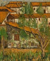 Sold at Auction: ELMER NEEDHAM, ELMER NEEDHAM, Provencal Summer, oil