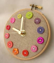 Bastelideen Mit Knopfen Uhr Nahen Originelles Design Diy Basteln Mit Knopfen 26 Super Kreative Ide Basteln Mit Knopfen Bastelideen Naharbeiten