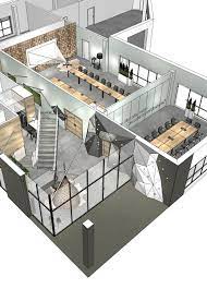 Innenarchitektur Moderne Buroraumplanung Die Konsequente Verwendung Von Holz Und Corporate Interior Design Modern Office Space Design Office Interior Design