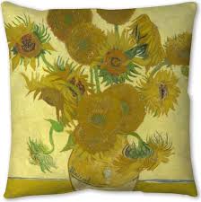 Soft furnishings and decor featuring this beautiful flower can really make wonderful looking accent pieces for your bedroom, living room, kitchen, den or office. Vincent Van Gogh Sunflowers Throw Pillow Pixers We Live To Change