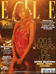 A picture of lena simonne. Lena Simonne Elle France 2020 Cover Swimsuit Fashion Editorial