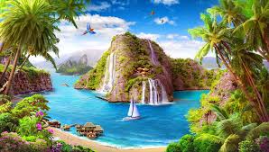 Lava lightning maldives meadow milky way moon mountains mushroom night ocean palm paradise park rain reflection river road rocks sand sea sky snow spring stars storm summer sun sunrise sunset tornado tree twilight under water volcano. Waterfall Paradise Wallpapers Wallpaper Cave