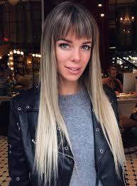 Use a ceramic flat iron to straighten your hair, including your bangs, from roots to tips. 35 Instagram Popular Ways To Pull Off Long Hair With Bangs In 2021