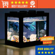 Aquarium mini cupang + lampu alarm jam akuarium hiasan meja gt. 16 Lampu Led Aquarium Ikan Cupang Images