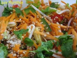 Salade Chinoise Au Tofu Fume Recette Ptitchef
