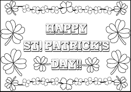 Popular halloween coloring pages, thanksgiving pages to color and fun christmas coloring pages too! St Patrick S Day Coloring Sheets My Art To Inspire