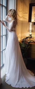 Bridal Separates Top Long Sleeve Tillie Lace Crop With Chiffon Skirt Weddings Dresses Weddingdress Hochzeitskleid Lang Kleid Hochzeit Strandhochzeitskleid