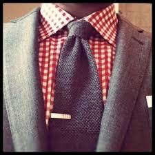 Black And Red Checkered Shirt College Formal Black Suit Purple Tie Purple Shirt Shirt And Tie Combinations Shirt Tie Combo Red Gingham Shirt