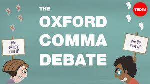 Such a comma is known as a serial comma. Grammar S Great Divide The Oxford Comma Ted Ed Youtube