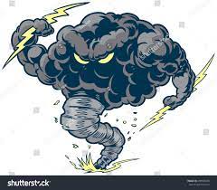 Distressed sticker of a cartoon lightning strike. Vector Cartoon Clip Art Illustration Of A Tough Thundercloud Or Storm Cloud Mascot With Lightning Bolts And A Torna Cartoon Clip Art Illustration Art Storm Art