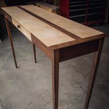 Another Curly Maple And Walnut Table In Case You Didn T Know We Have A 150 Furniture Coupon Right Now If You Sign U Walnut Table Furniture Handcrafted Table