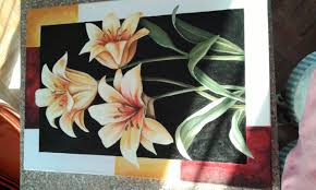 In my video tutorial, i show you the easiest way to paint abstract flowers on canvas with acrylic paint! Painting Flowers On Canvas Acrylic Paint Youtube Flower Canvas Flower Painting Acrylic Painting Flowers
