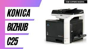 Cost effective a3 black & white multifunctional printer. Konica Minolta Bizhub C25 Copier Di Machine Youtube