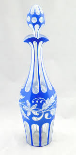 Popular liquor bottle set of good quality and at affordable prices you can buy on aliexpress. Sold Price Blue Cut To Clear Liquor Bottle February 4 0120 1 00 Pm Cst