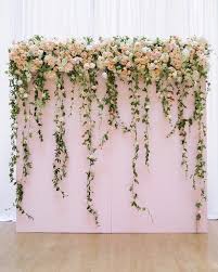 In Love With This Spring Themed Floral Backdrop At This Wedding Booth Modwedding Jasminelee Indoor Wedding Ceremonies Floral Wedding Wedding