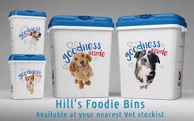 We carry a large selection of hill's science diet dog and cat foods for small to large breeds and that help with sensitive stomach, weight control in flavors your pet will love. Hills Goodie Foodie Bins In Stock Now Pet Health Carehill S Goodie Foodie Bins In Stock Now