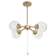 Ceiling light fixtures are the perfect lighting solution for kitchens, bedrooms, hallways and bathrooms. Ksana Gold Chandelier With Pull Chain On Off Switch 2 In 1 Sputnik Chandeliers And Semi Flush Mount Ceiling Light For Dining Room D19 7 X H11 5 Buy Online In Guyana At Guyana Desertcart Com Productid