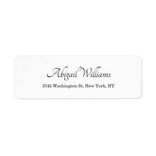 Black And White Label Elegant White Minimalist Professional Modern Label Zazzle Com Label Templates Black White Style Professional Gifts