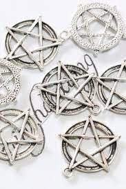Blessed Be Pagan Symbols Pentacle Diy Jewelry Making Kit Protection Spell Inverted Pentacle Satanic Symbol Witches Tools Wiccan Charm Diy Jewelry To Sell Diy Jewelry Making Kits Witch Diy