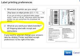 By using an avery sticker sheet (also known as address labels) you can print a whole page of addresses on to labels that are ready to peel off and stick on to your parcels. Printing On Two Up Shipping Labels The Ebay Community