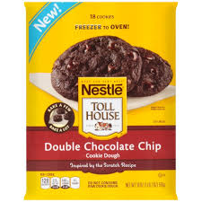 Finished with a touch of flakey sea salt, if you're a what makes these chocolate cookies so good? Toll House Double Chocolate Chip Frozen Cookie Dough 18 Oz Instacart