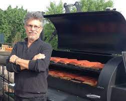 Steven Raichlen With Yoder Smoker At Barbecue University Smoked Salmon Mini Bagels Steven Raichlen