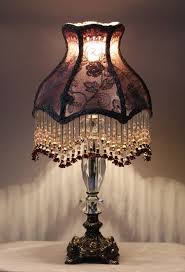 Ooak Handmade Handbeaded Lampshade By Majesticillumination On Etsy 400 00 Victorian Lamps Victorian Lampshades Vintage Lampshades