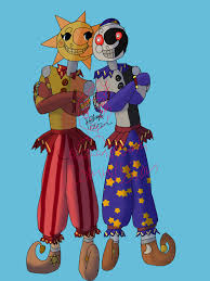 C- FNAF Sun Moon by Shoyo - Buzzly.art