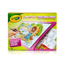 Crayola Light Up Tracing Pad Pink Target