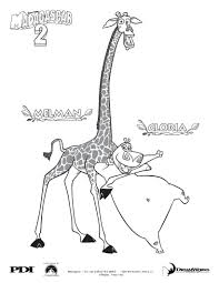 Print out madagascar 2 gloria, alex melman and marty coloring page. Madagascar Coloring Pages Best Coloring Pages For Kids