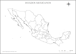 Mapa político con los estados de méxico. Mapa De Mexico Con Nombres Capitales Y Estados Imagenes Totales