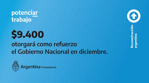 The ministry of social development is a ministry of the argentine government tasked with overseeing the country's public policies on issues. Ministerio De Desarrollo Social De La Nacion On Twitter En Diciembre Los Titulares Del Programa Potenciar Trabajo Recibiran Un Refuerzo De 9400 Cuidar Los Ingresos De Quienes Mas Necesitan Del Apoyo Del
