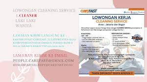 Carefastindo / gaji cleaning service pt … pt mukti abadi sadaya merupa… pt services is a family run. Loker Cleaning Service Carefast Youtube