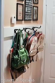 Love The Wall Hooks For Backpacks Good Idea For Wall Behind Front Door Mudroom Mudroom Wall Hooks Backpack Organization