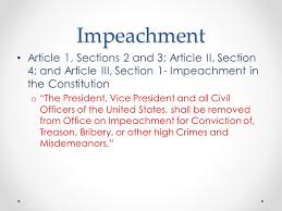 Information and translations of impeachment in the most comprehensive dictionary definitions resource on the web. Unit 7 Part 3 Impeachment Ppt Download