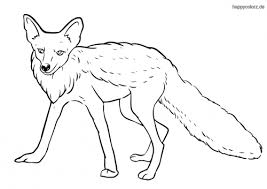 Fuchs mit angelegten ohren ausmalbild malvorlage tiere. Fuchs Malvorlage Kostenlos Fuchse Ausmalbilder