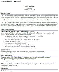 A good summary will make the hiring manager think, this is our savior! examples of a senior administrative assistant resume summary. Receptionist Cv Example Yorte