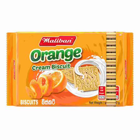 Maliban orange cream 410g