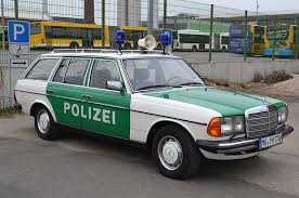 Germany Mercedes Benz 300d Oldtimer Autos Polizeiwagen Autos