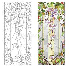 Birds, mirrors, animals, windows and suncatcher patterns. Floral Stained Glass Pattern Stock Vector Illustration Of Backdrop Plant 74661528